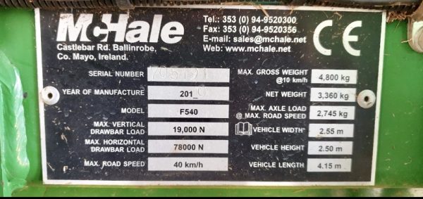 Mchale F540 - Image 7